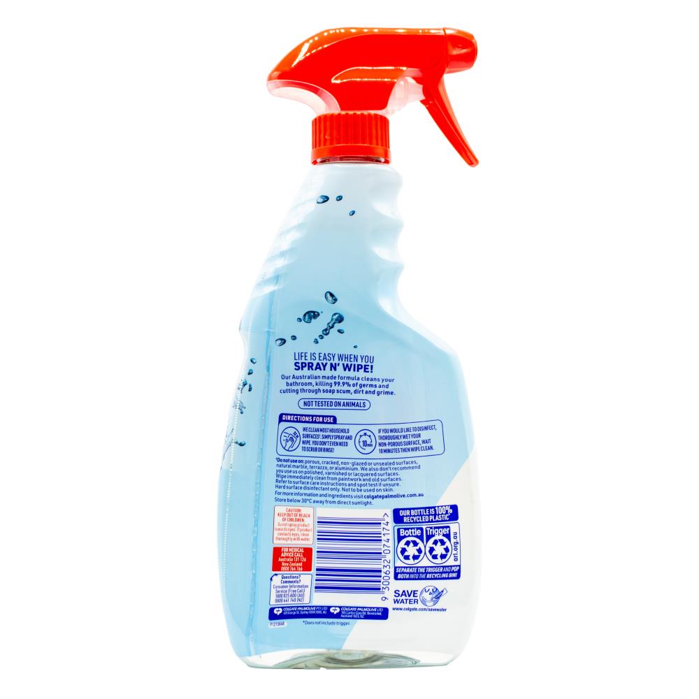 Ajax 500ml Spray N Wipe Trigger Bathroom (8x Pack)