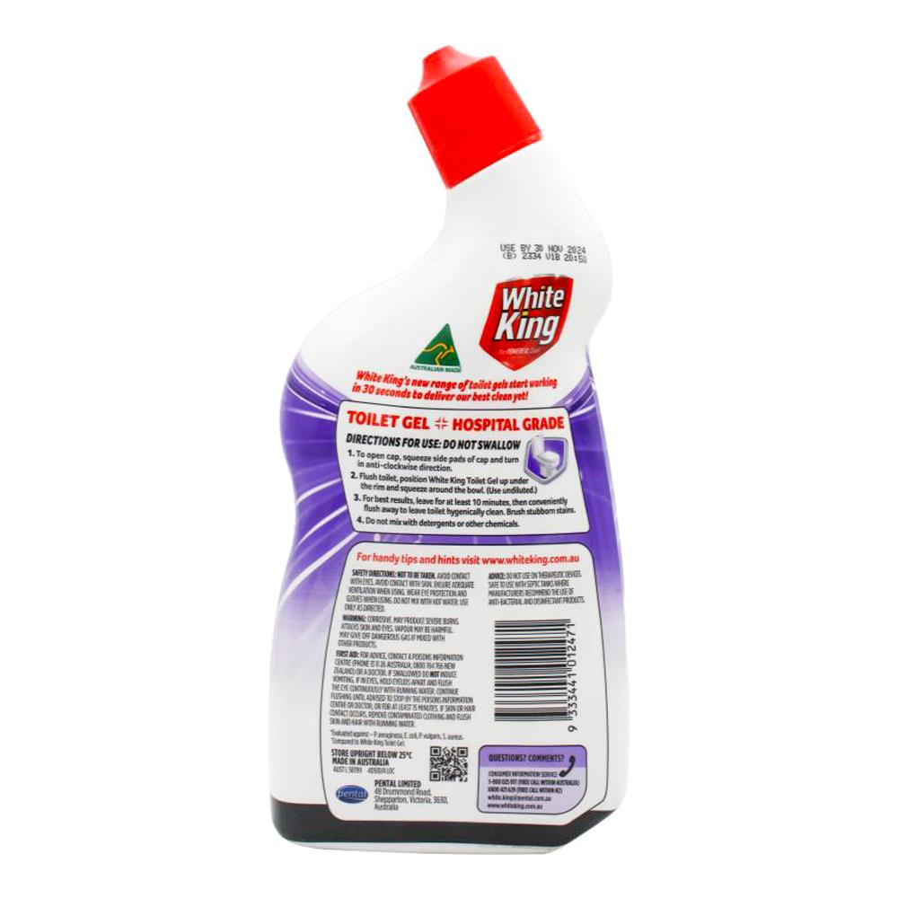 White King Toilet Gel Lavender 700ml (6 pack)