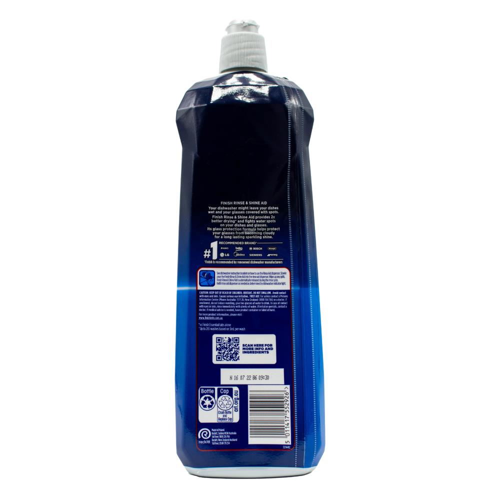 Finish 800ml Rinse And Shine Aid (12x Pack)