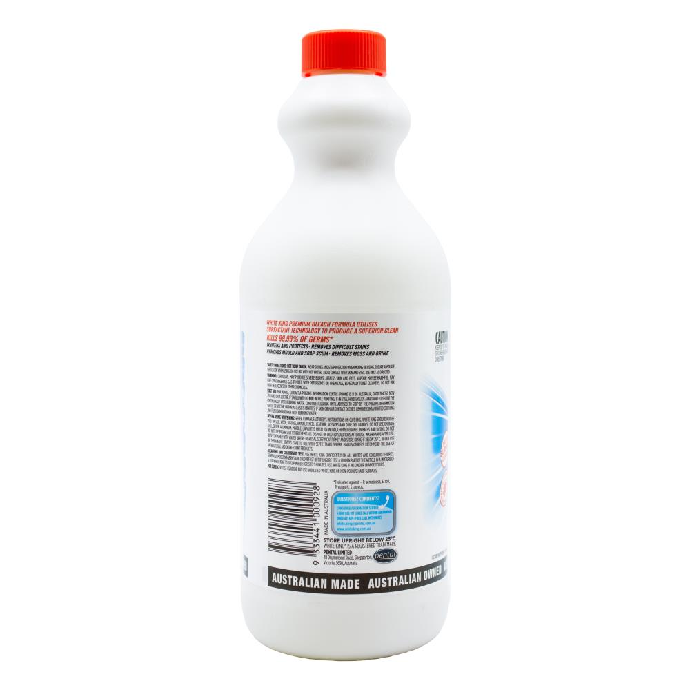 White King 1.25l Premium Bleach Regular ( 6x Pack )