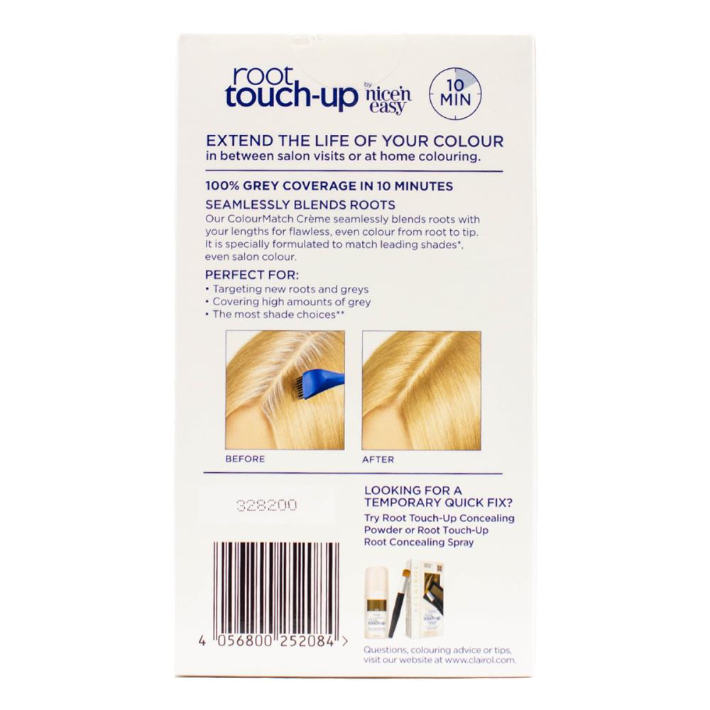 Clairol Root Touch-up Permanent Creme Hair Colour 9a Light Ash Blonde (4x Pack)
