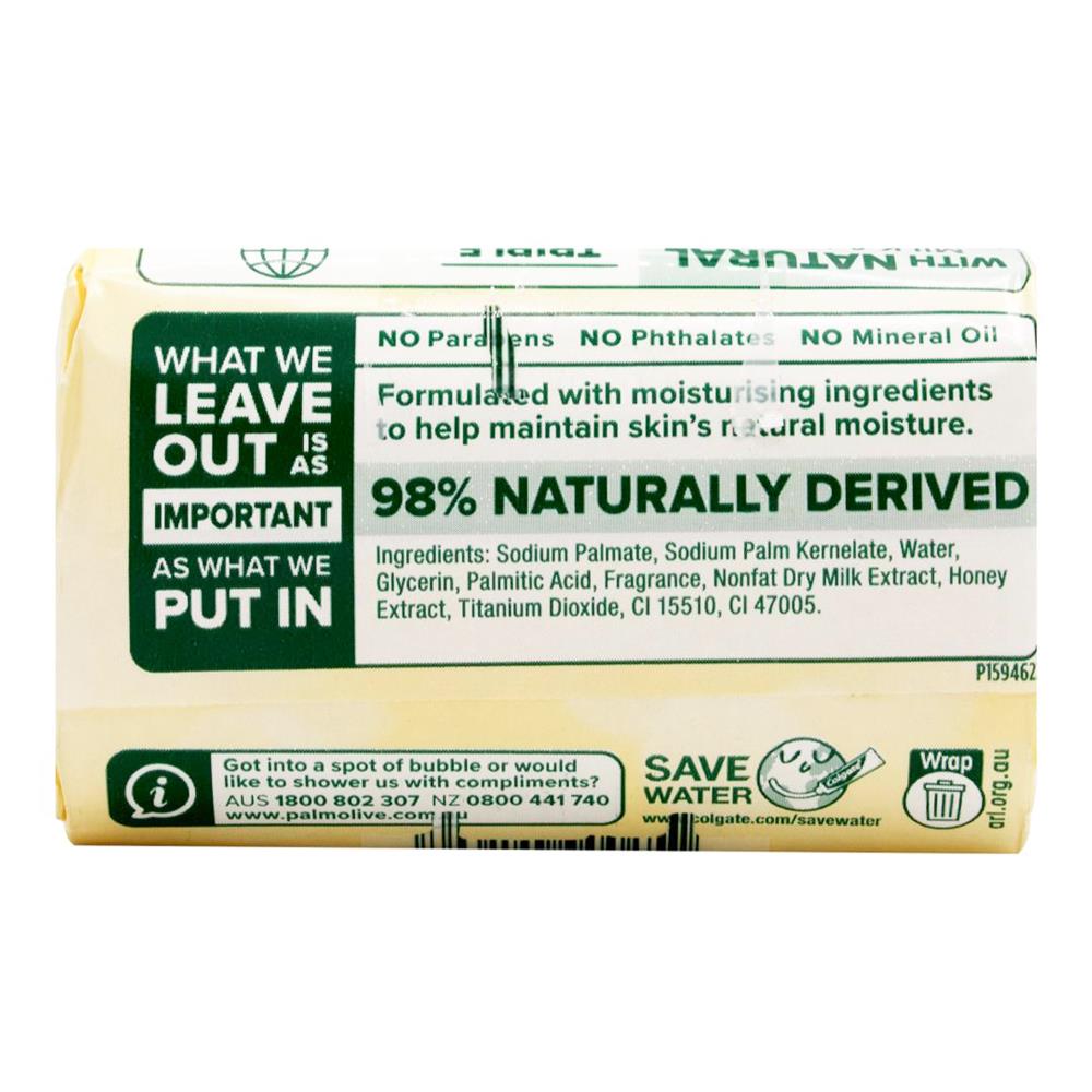 Palmolive Soap Bars Naturals Milk & Honey Moisture Care 90g 12 x 4Pk (48 Pack)