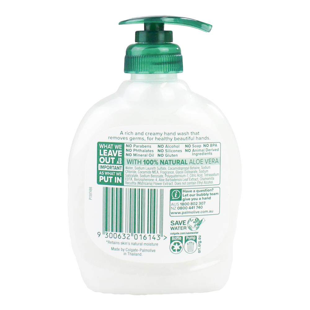 Palmolive Natural Handwash Softening Aloe Vera & Chamomile Pump 250ml (6 Pack)