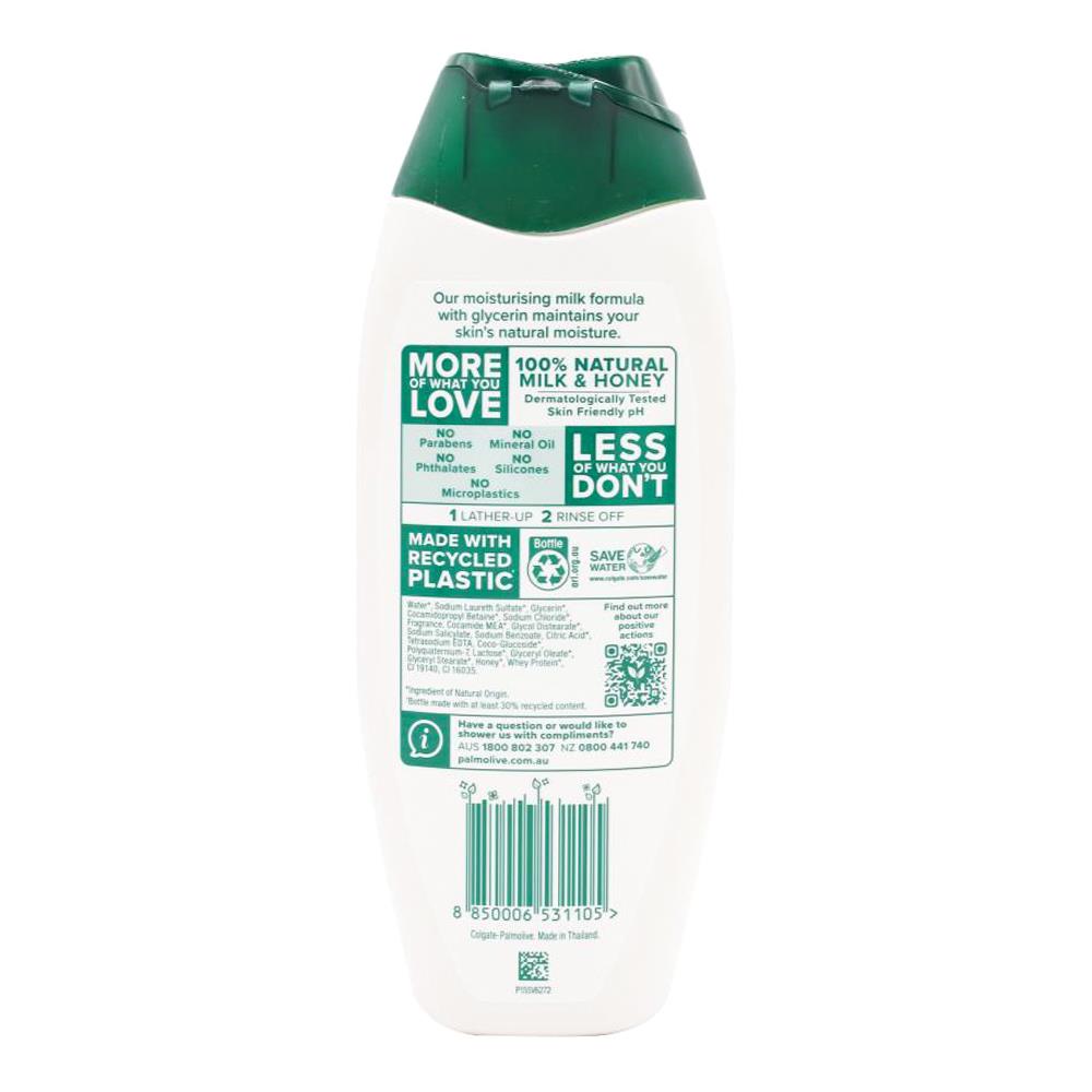 Palmolive Naturals Body Wash Milk & Honey 500ml (6 Pack)