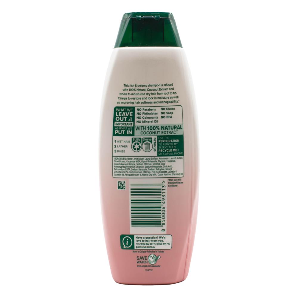 4x Palmolive Shampoo Intensive Moisture Coconut Cream 350ml (4 Pack)