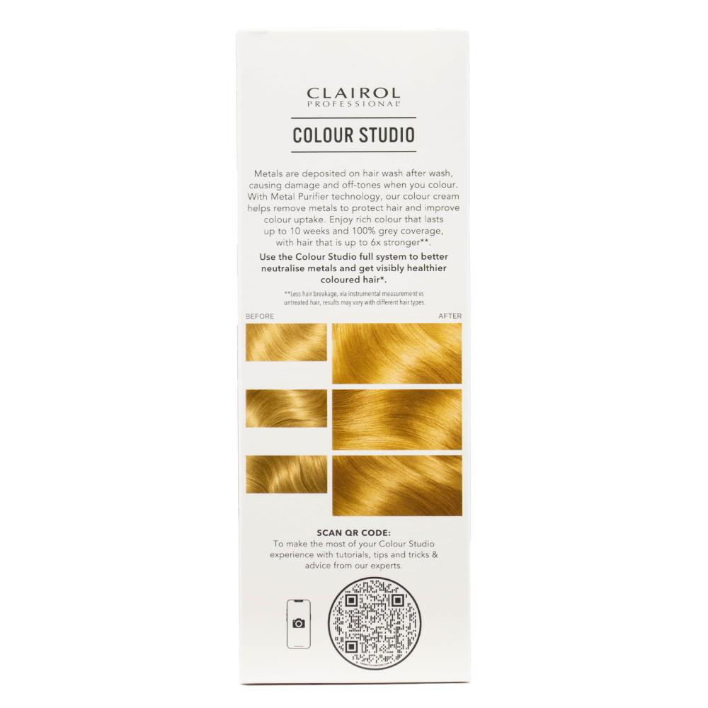 Clairol Professional Permanent Hair Cream Colour Studio 9/0 Natural Blonde (3x Pack)