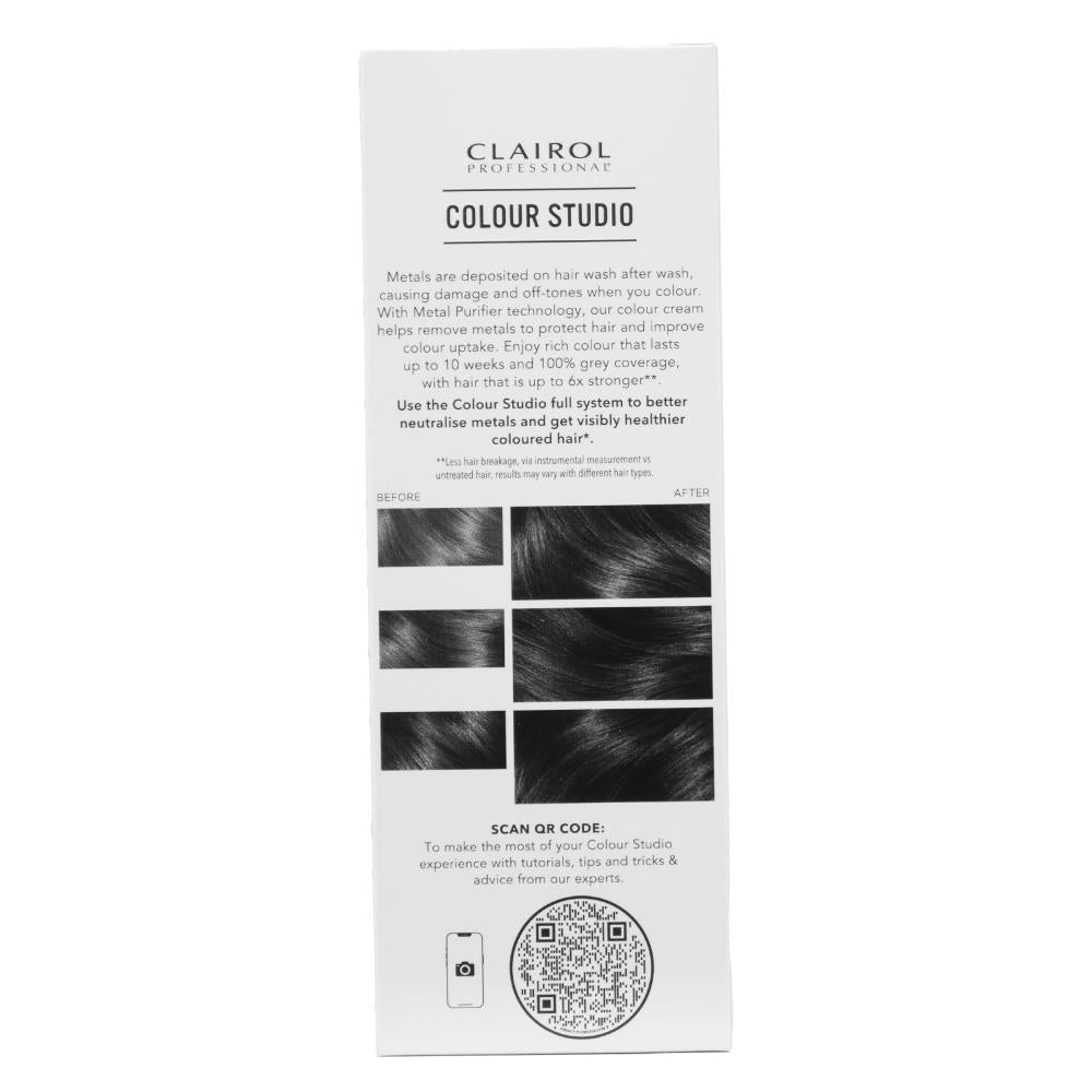 Clairol Professional Permanent Hair Cream Colour Studio 5/0 Cocoa Brown (3x Pack)