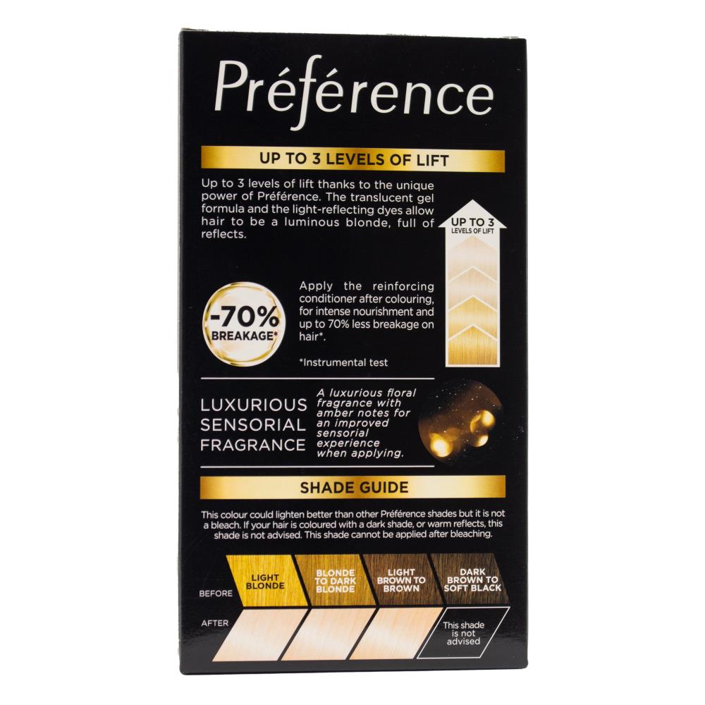 LOREAL HAIR COLOUR PREFERENCE LE BLENDING MOSCOW ULTRA LIGHT COOL PEARL BLONDE 1.21 (3x Pack)