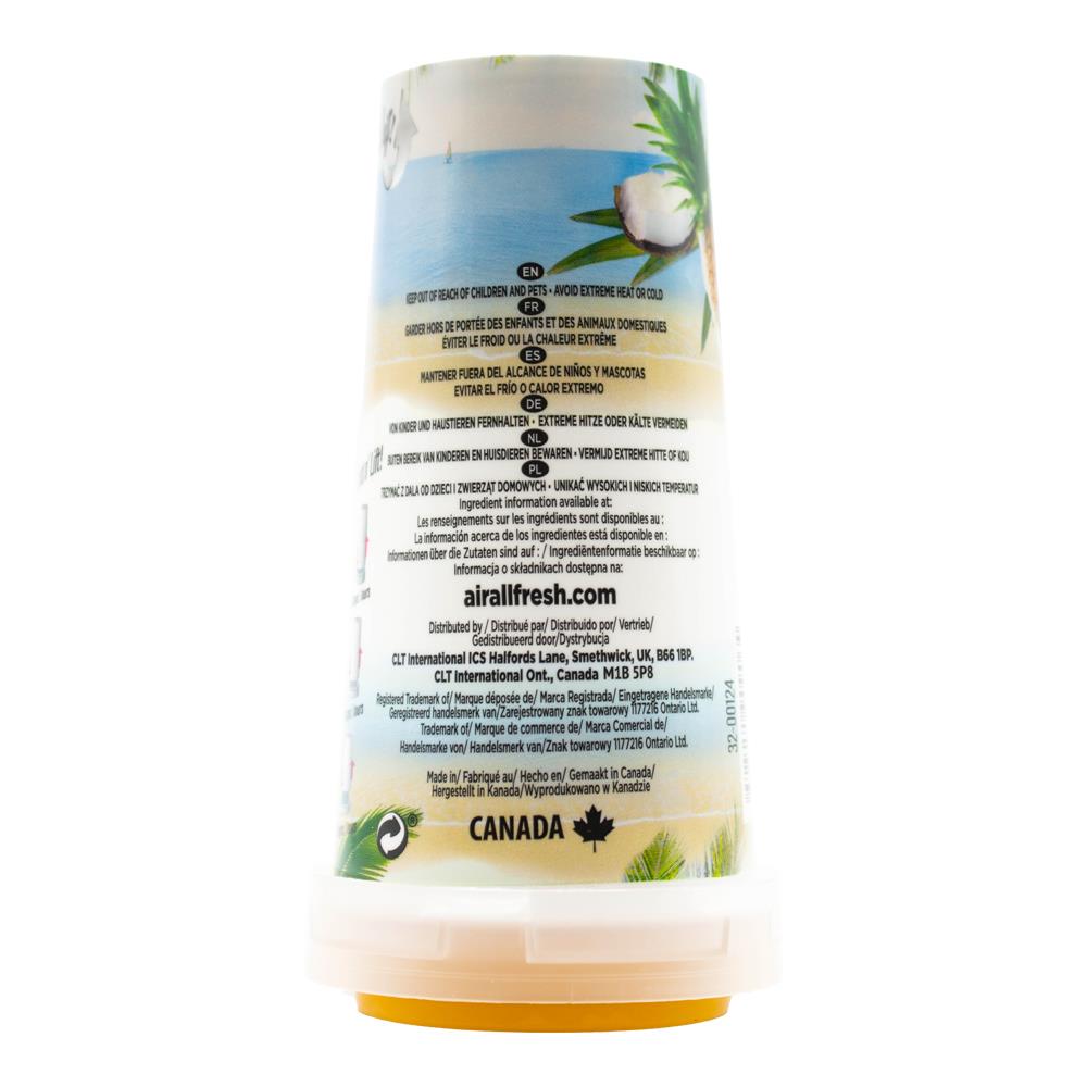 Airall Solid Air Freshener Tropical Splash 170g (12 Pack)