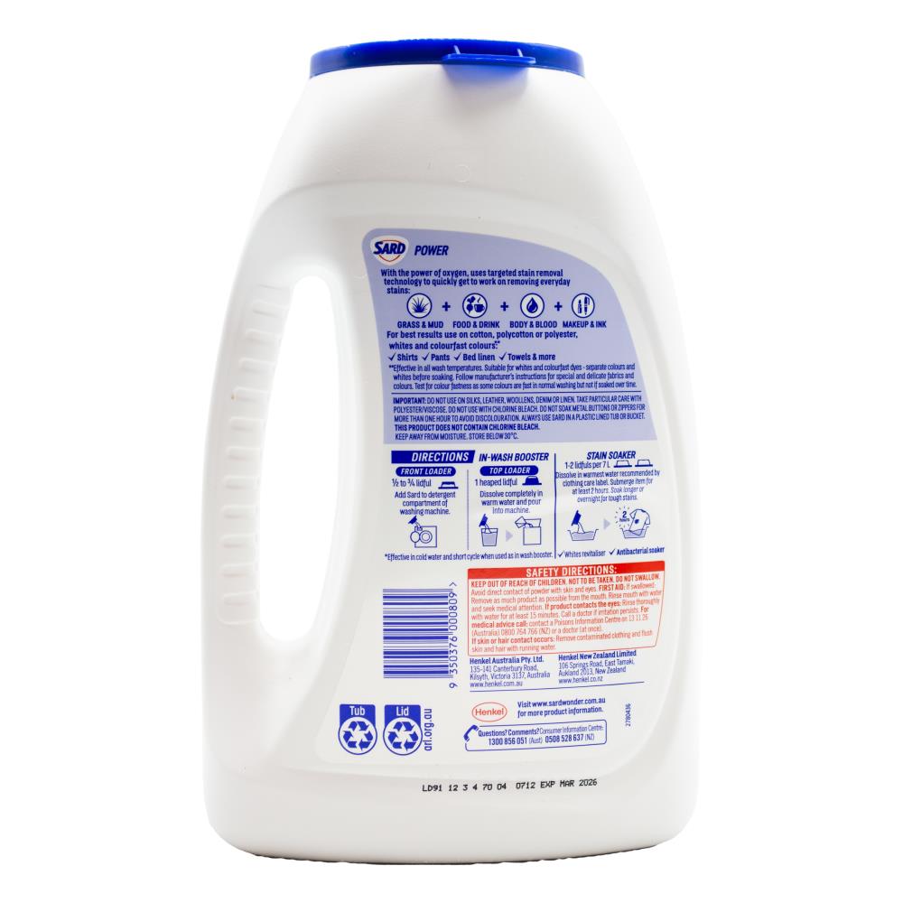 Sard 2kg Power Stain Remover (4x Pack)