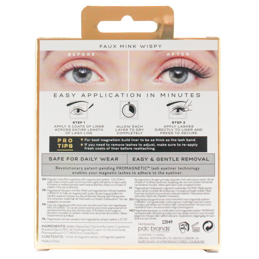 Eylure London Lashes Pro Magnetic Liner Faux Mink (4x Pack)