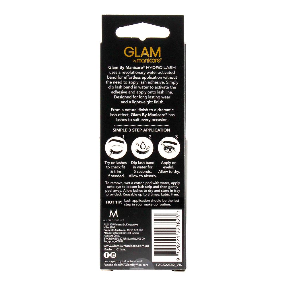 MANICARE GLAM HYDRO LASHES LENGTH DANIELA (3x Pack)