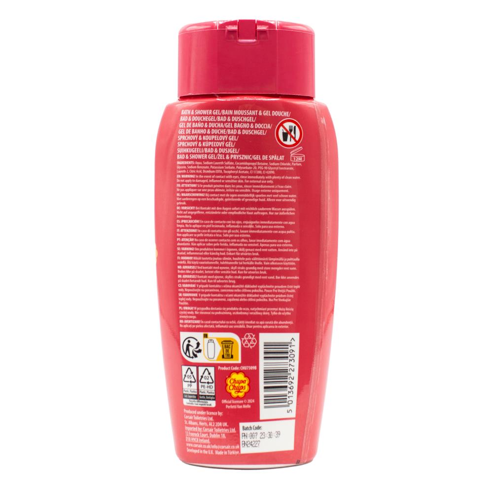 Chupa Chups 300ml Bath And Shower Gel Cheeky Cherry (12x Pack)