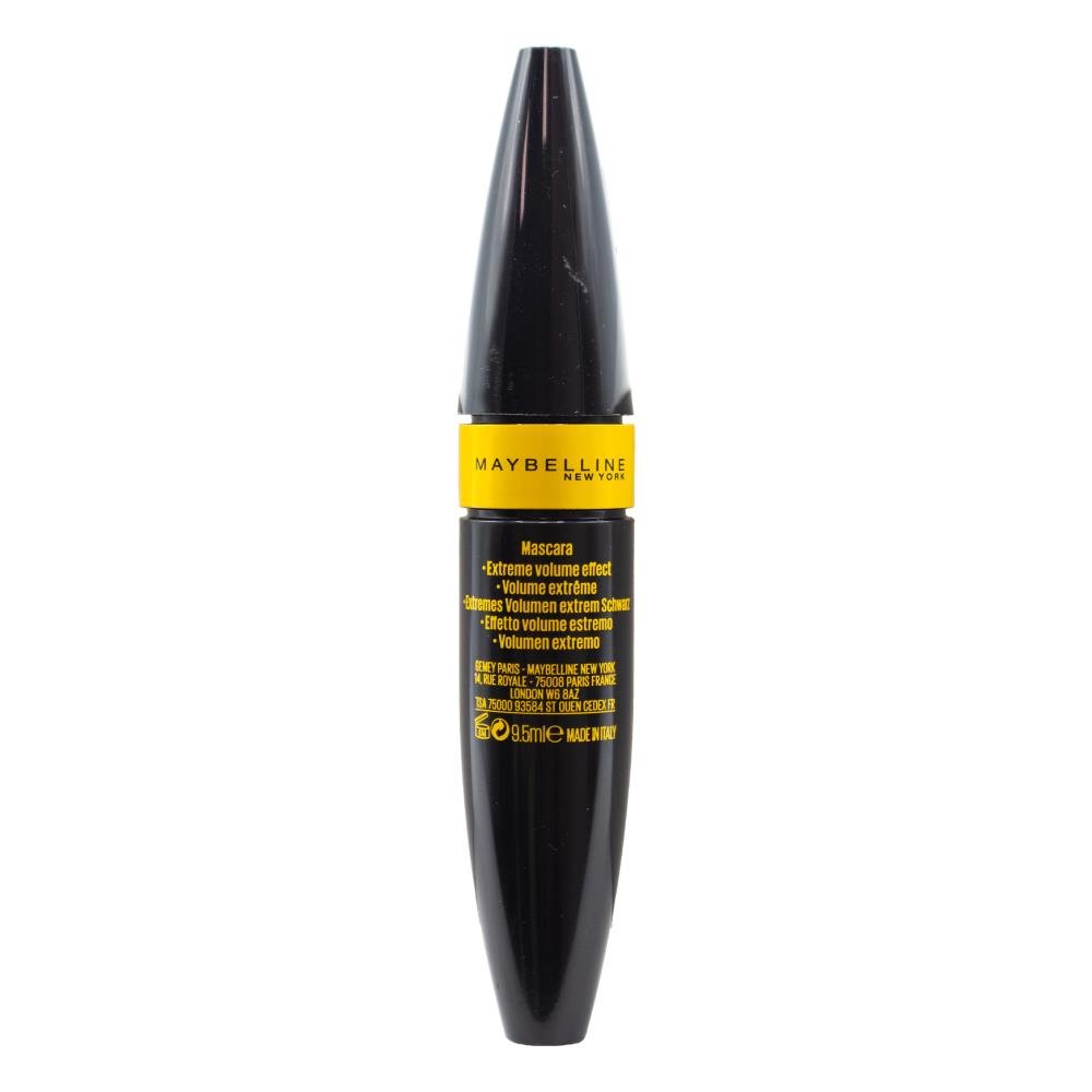 MAYBELLINE 9.5mL MASCARA THE COLOSSAL GO EXTREME LEATHER BLACK (3x Pack)