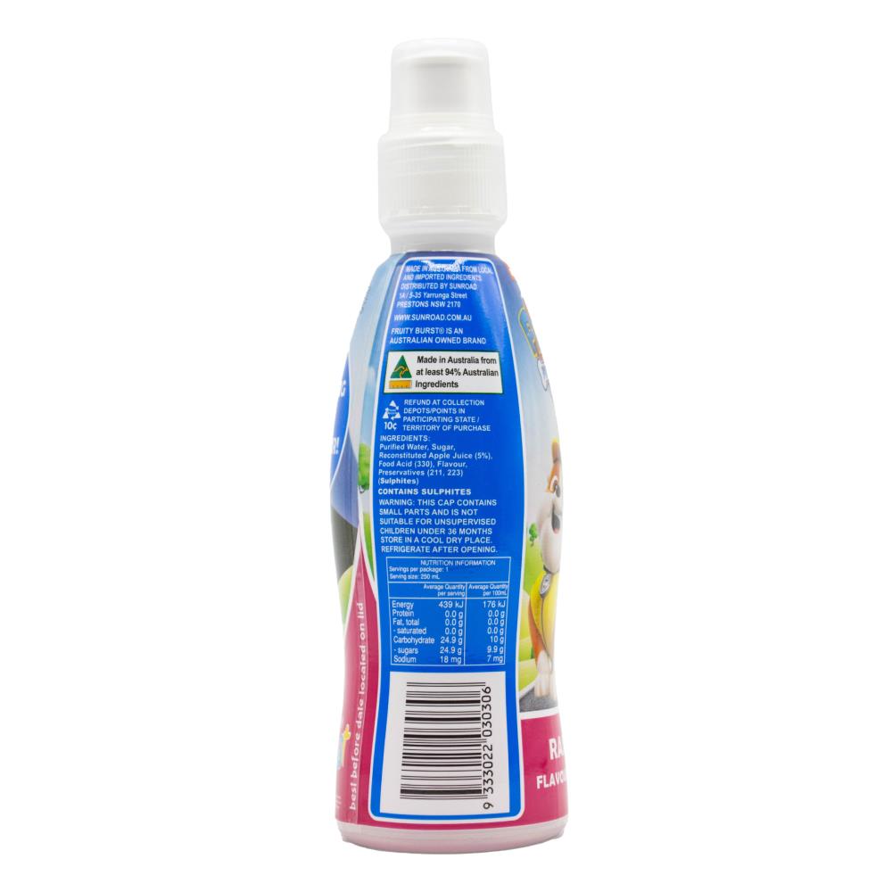Fruity Burst Paw Patrol Raspberry 250ml (24x Pack)