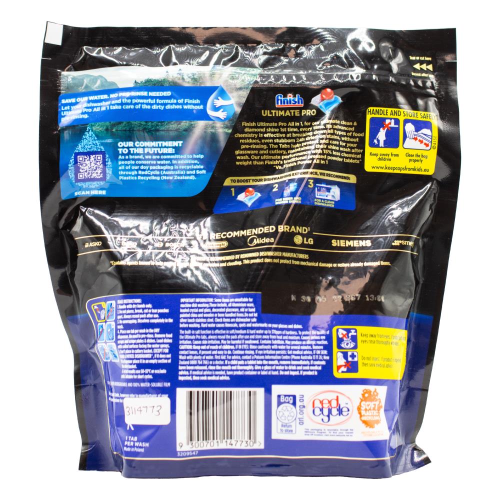 Finish Powerball Ultimate Pro All In 1 Baking Soda 7 x 32Pk (224 Pack)