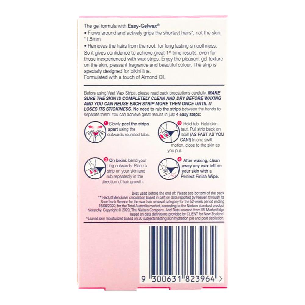 Veet Pk16 Bikini Wax Strips (12x Pack)