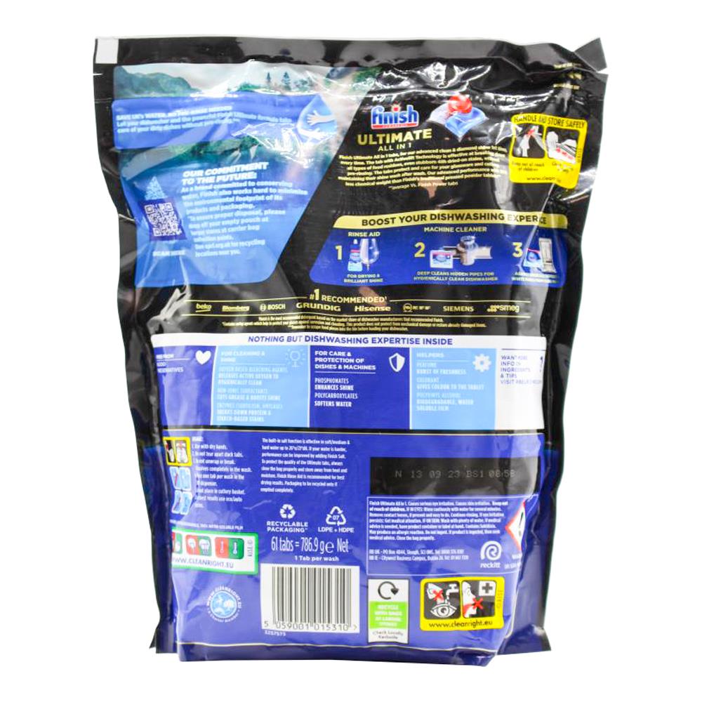 Finish Ultimate All In 1 Powerball Dishwasher Tablets 6 x 61Pk (366 Tablets)
