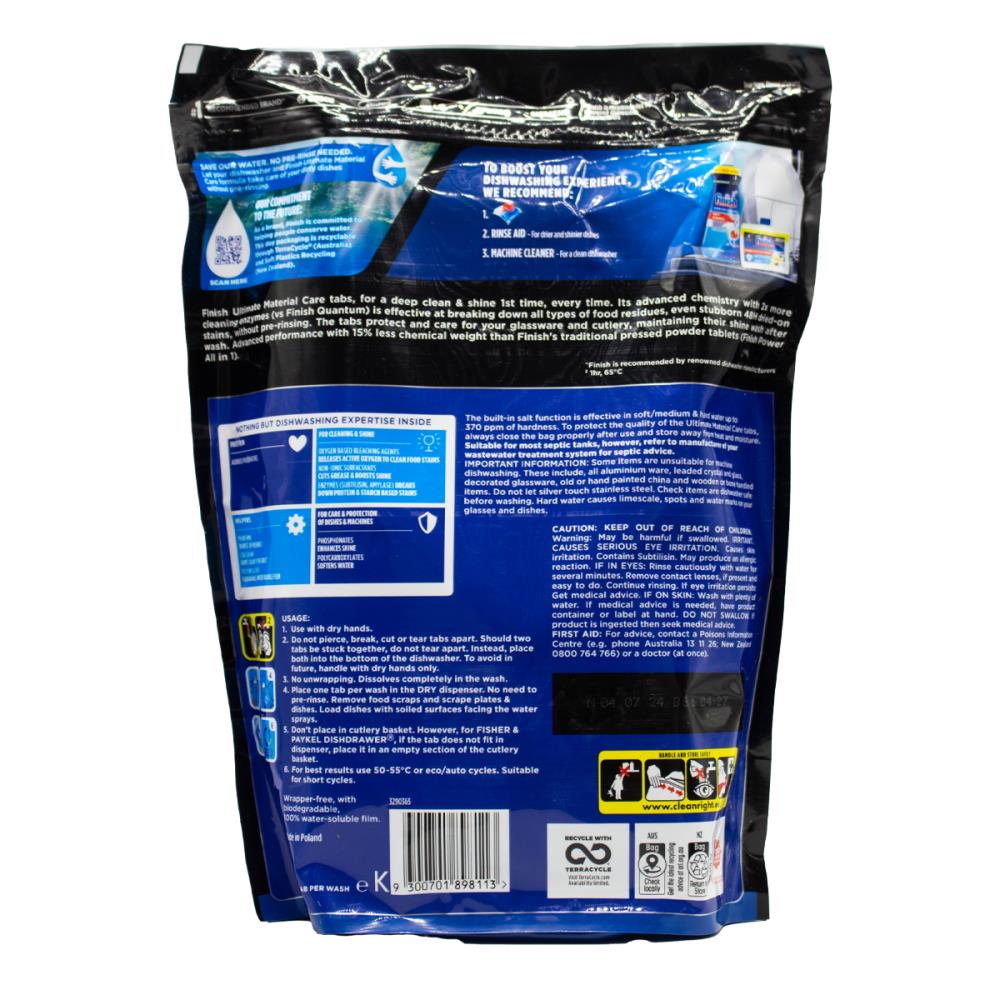 Finish Dishwasher Tablets Powerball Ultimate All In 1 5 x 70Pk (350 Tablets)