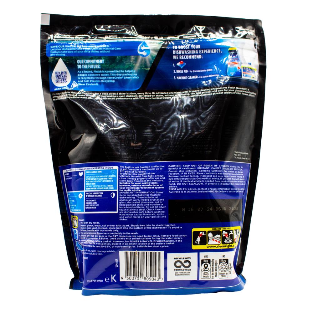 Finish Powerball Dishwasher Tablets All In 1 Ultimate 6 x 52Pk (312 Tablets)
