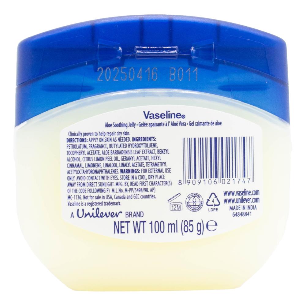 VASELINE 100mL SOOTHING JELLY AFTER SUN MOISTURISER ALOE (12x Pack)