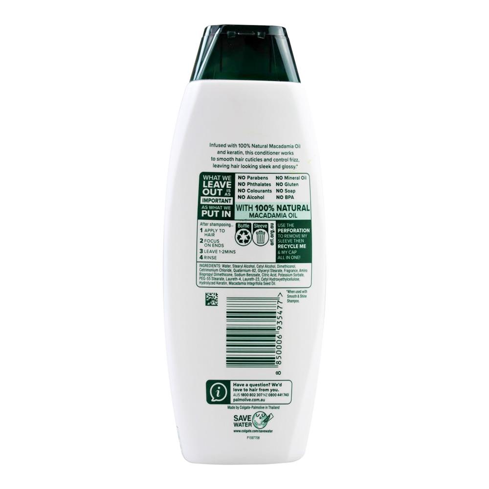 Palmolive Conditioner Smooth & Shine Macadamia Oil + Keratin 350ml (4 Pack)