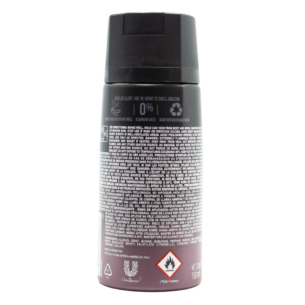 Axe Deodorant Bodyspray Black Night 150ml (12 Pack)