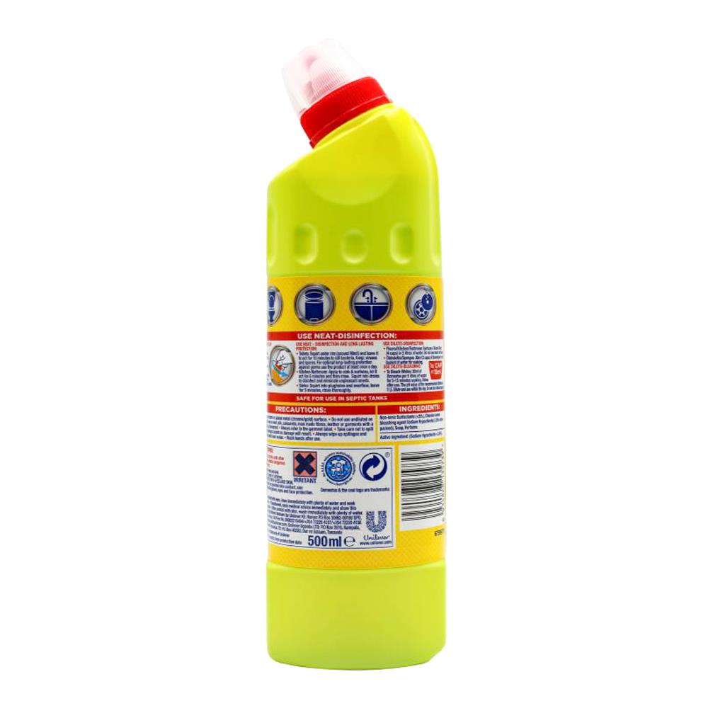 Domestos 500ml Thick Bleach Extra Power Citrus Fresh (24x Pack)