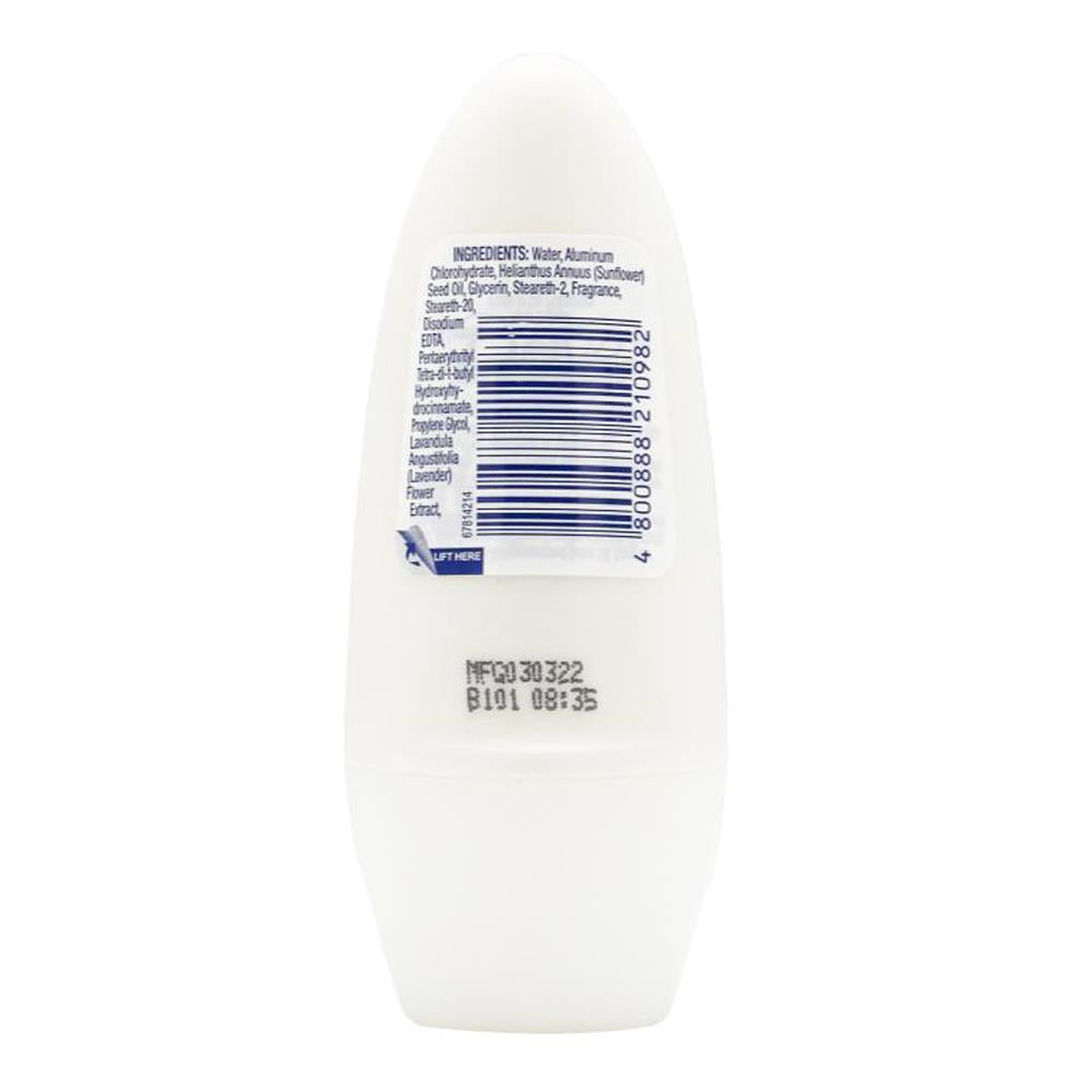 DOVE 50mL ROLL ON DEODORANT WITH LAVENDER & ROSE EXTRACT (6 x Pack)