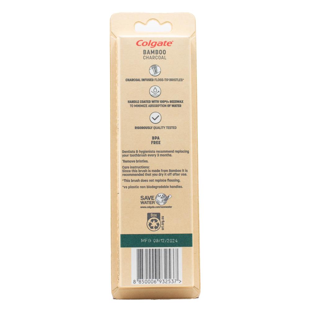 Colgate Pk2 Toothbrush Bamboo Charcoal Soft (6x Pack)