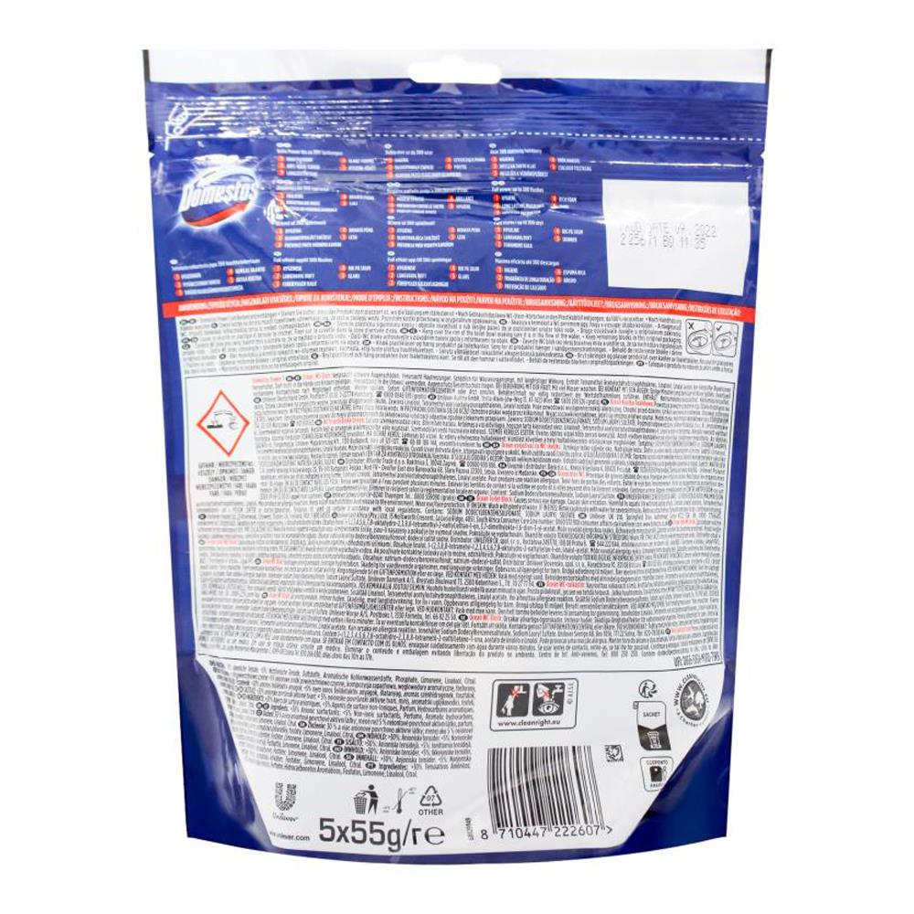 Domestos 55g Toilet Cleaner Cage Power 5 Ocean 10 x 5Pk (50 Pack)