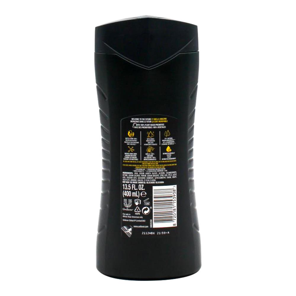 Axe 3 In 1 Body Face And Hair Wash Frozen Pear And Cedarwood Scent 400ml (6x Pack)