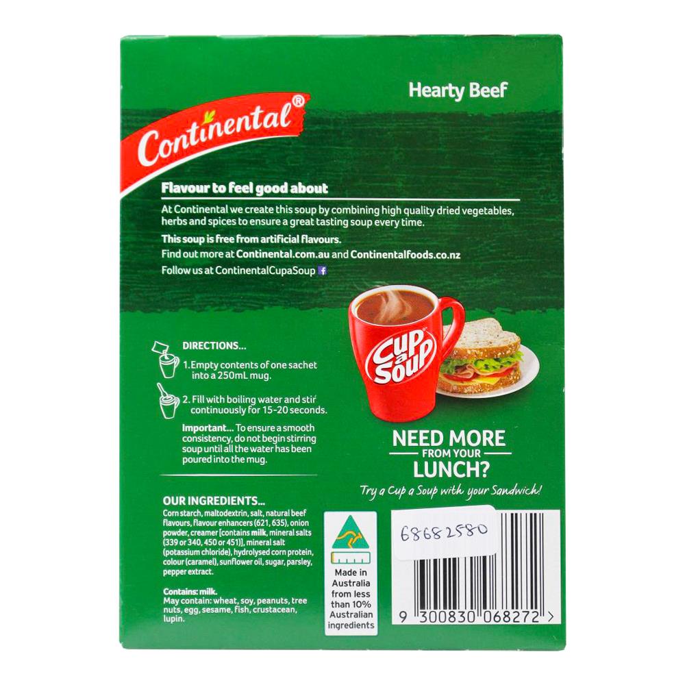 Continental Pk2 X27g Cup A Soup Hearty Beef (7x Pack)