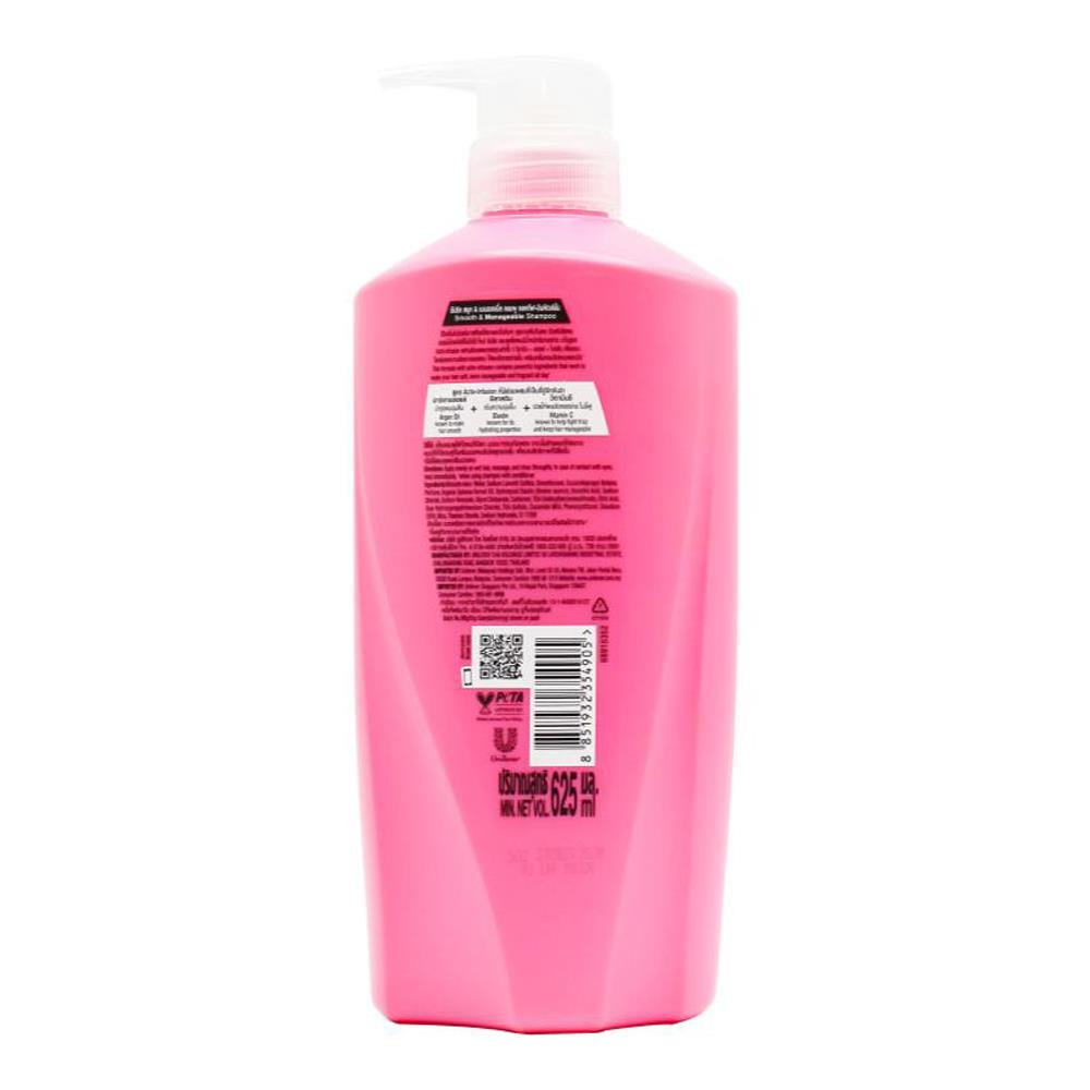 Sunsilk Shampoo Smooth And Manageable Argan Oil Elastin And Vitamin C 625ml (12 Pack)