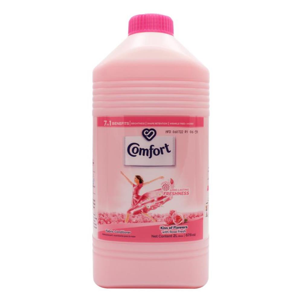 Comfort Fabric Conditioner Kiss Of Flowers With Rose Fresh 2L (6 Pack)