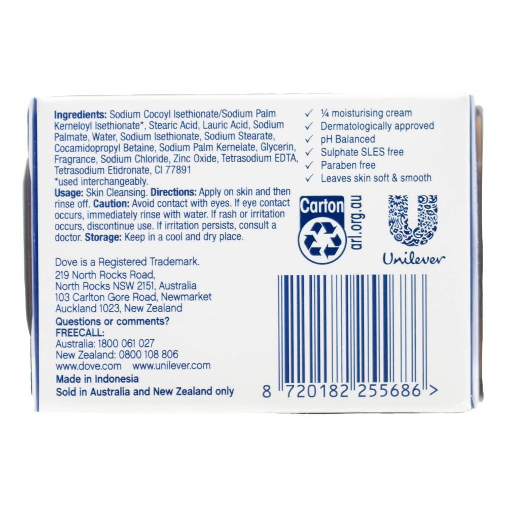DOVE 90g BEAUTY CREAM BAR ORIGINAL (48x Pack)