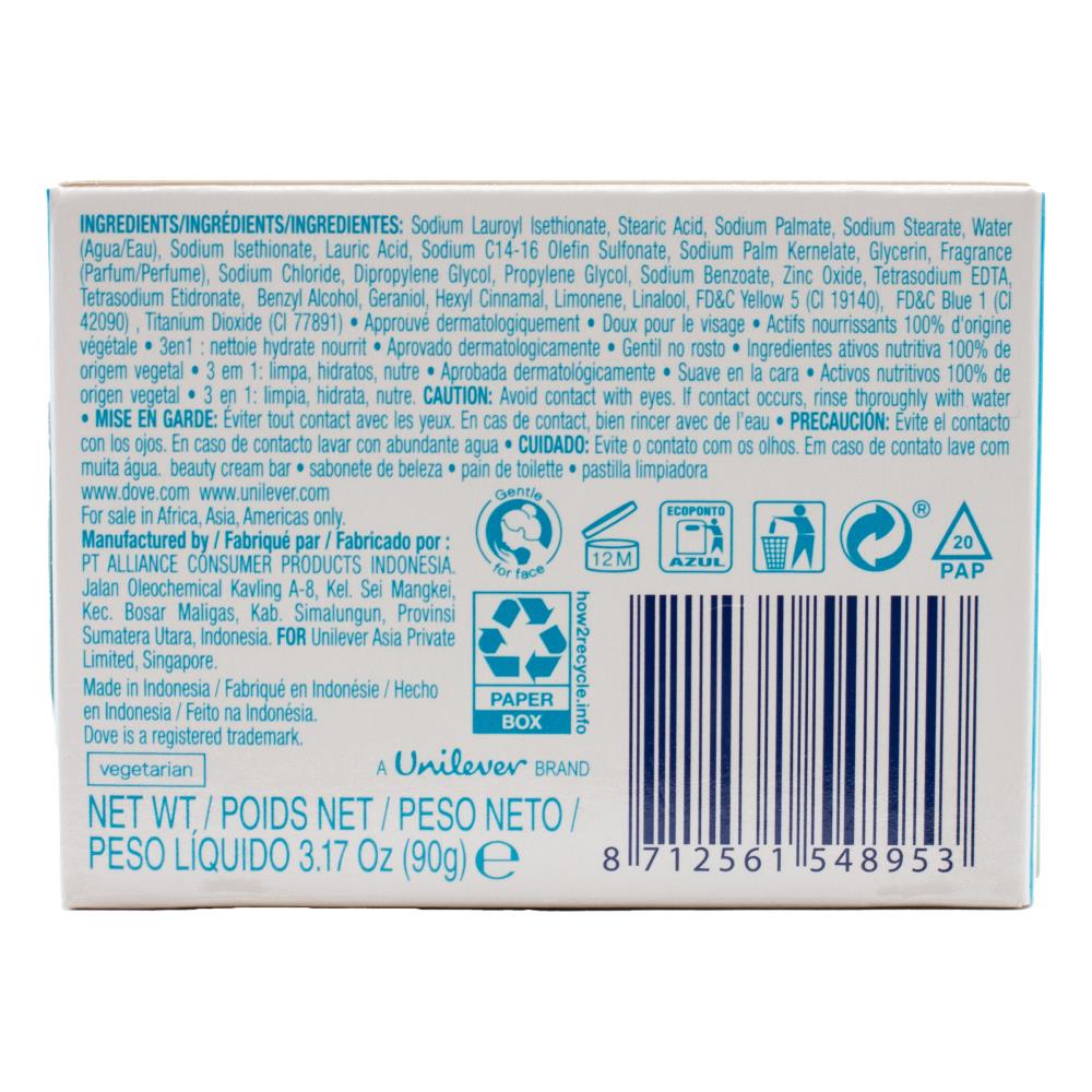 Dove Beauty Cream Bar Restoring Blue Fig And Orange Blossom Scent 90g (48 Pack)