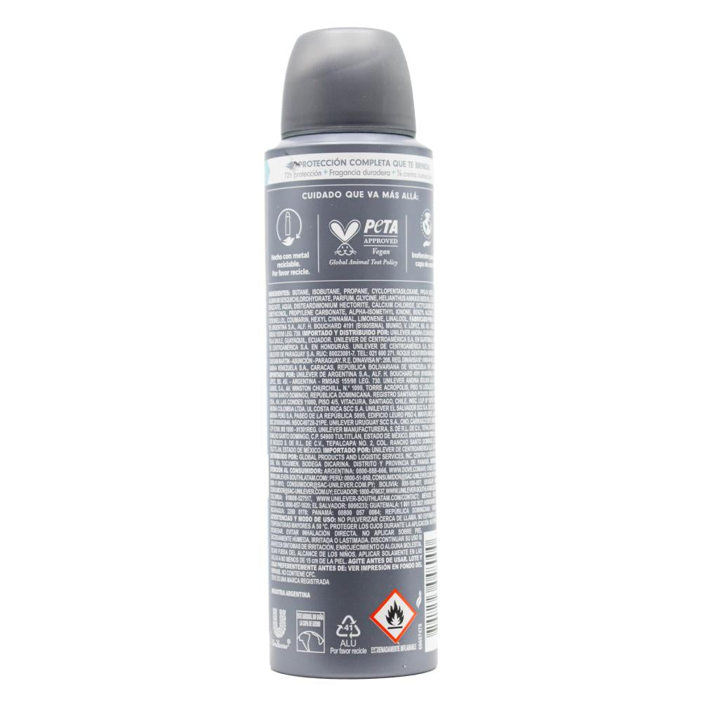 DOVE 150mL / 89g ANTIPERSPIRANT MEN + CARE 72H (12x Pack)