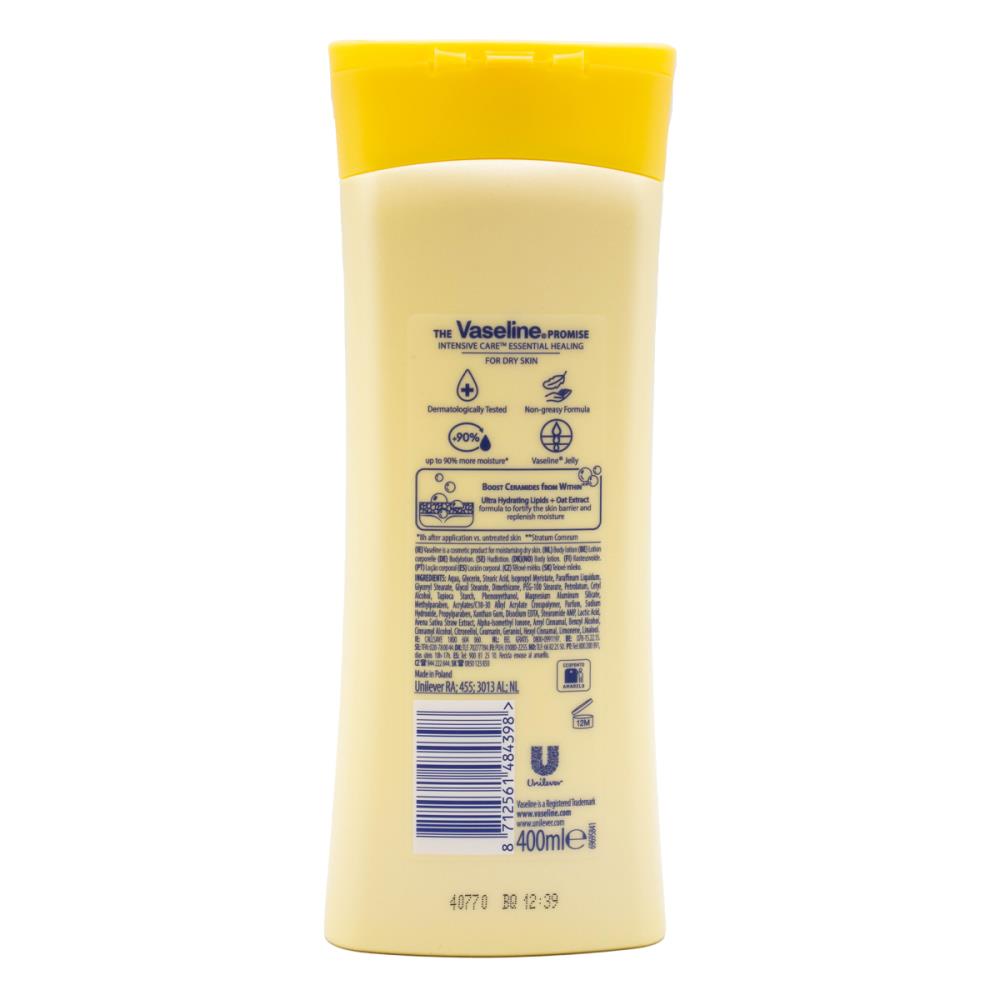 VASELINE 400mL INTENSIVE CARE BODY LOTION ESSENTIAL HEALING (6X Pack)