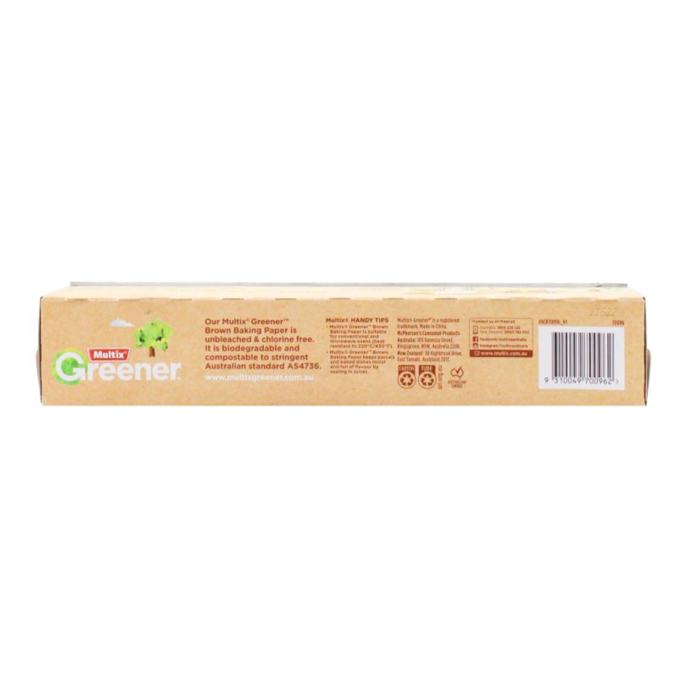 Multix 40m X 30cm Wide Brown Baking Paper (9x Pack)