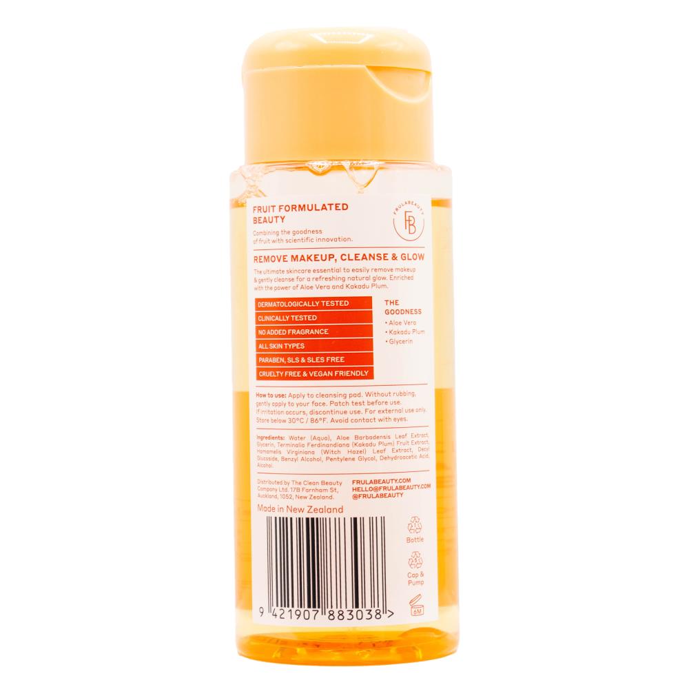 FRULA SKIN MICELLAR CLEANSING WATER MINI 3 PHASE WITH ALOE VERA AND KAKADU PLUM 150ml (6 x Pack)