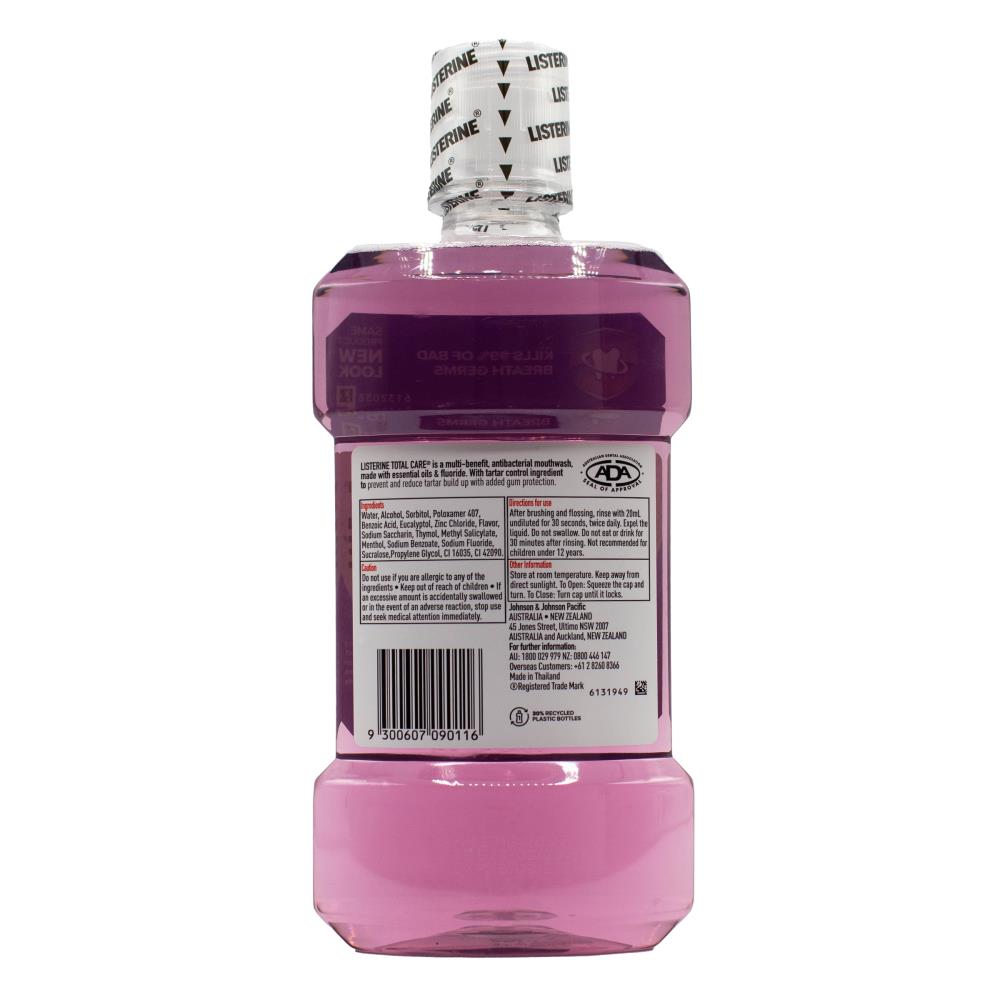 LISTERINE 1L MOUTHWASH TOTAL CARE (4x Pack)