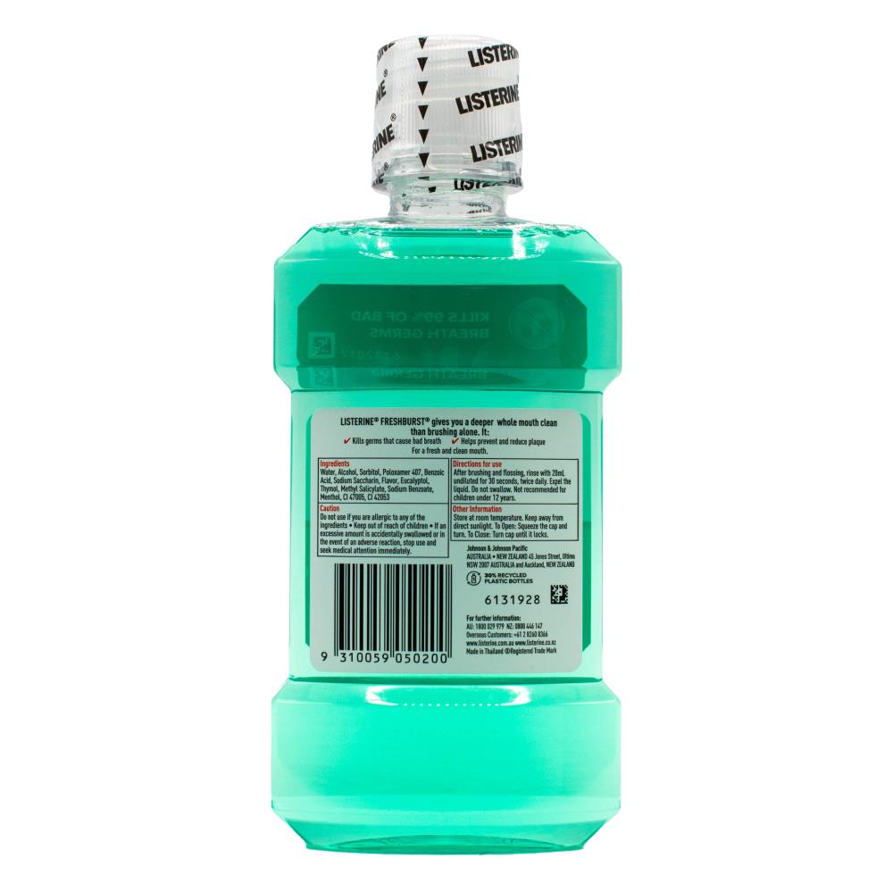 LISTERINE 250mL MOUTHWASH FRESHBURST (6x Pack)