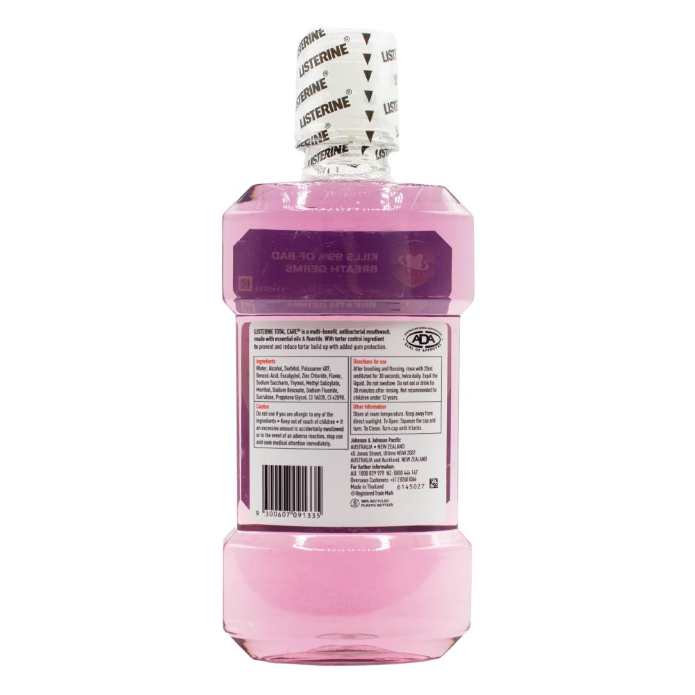 LISTERINE 750mL MOUTHWASH TOTAL CARE (4x Pack)