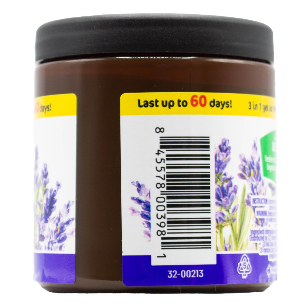 AIRALL AIR FRESHENER SOLID 3 IN 1 ODOUR ELIMINATOR INFUSED WITH ESSENTIAL OILS LAVENDER 226g (cx Pack)