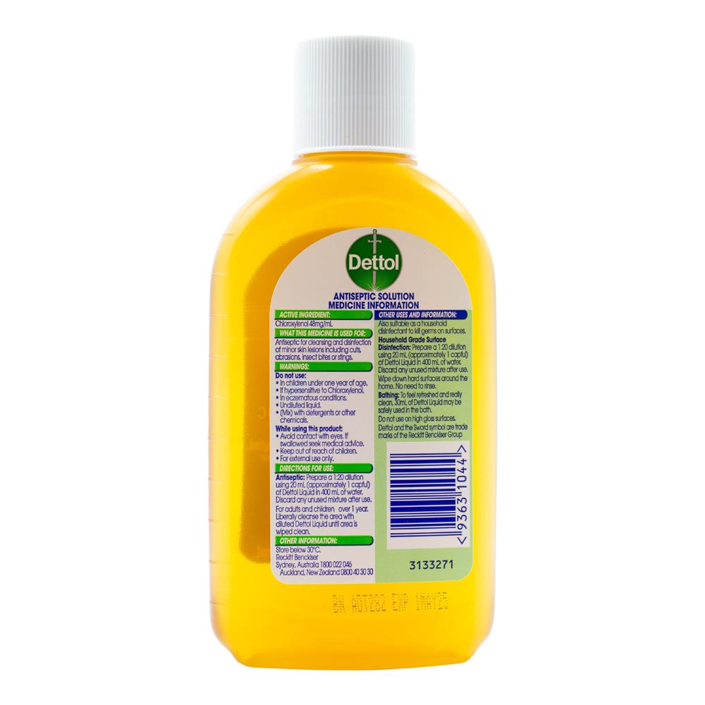 Dettol Antiseptic Disinfectant Household Grade 250ml (12x Pack)