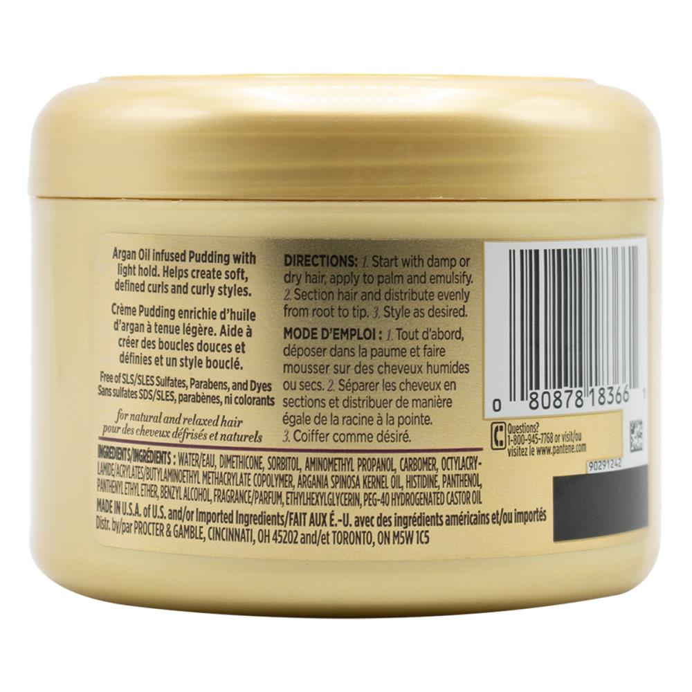 PANTENE 225ml GOLD SERIES CURL DEFINING PUDDING INFUSED WITH ARGAN OIL (3x Pack)