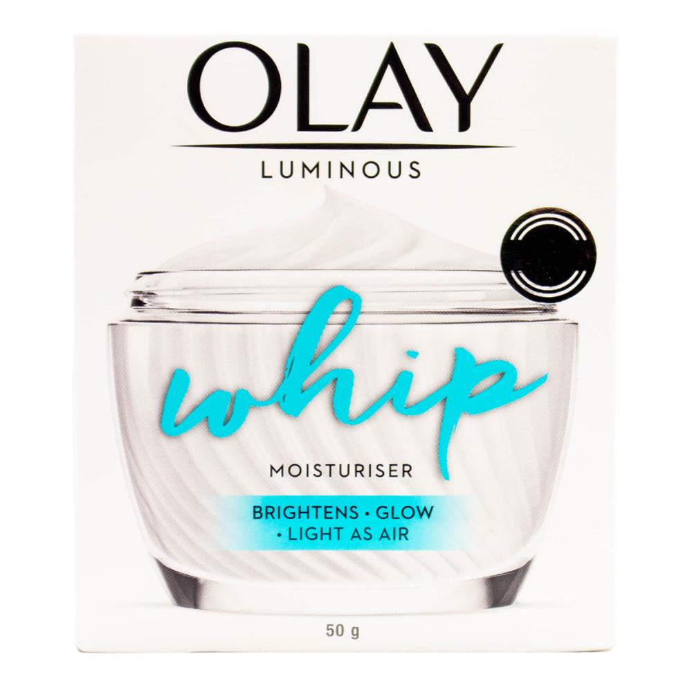 Olay 50g Moisturiser Luminous Whip (2x Pack)