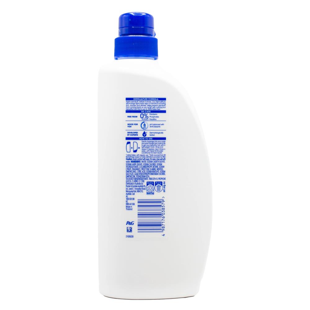 HEAD AND SHOULDERS 660mL SHAMPOO ANTI DANDRUFF COOL MENTHOL (3x Pack)