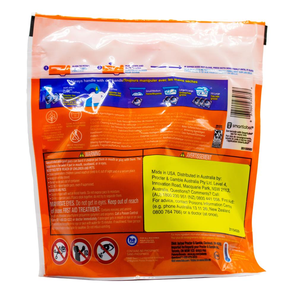 Tide Pk16 Laundry Pods 3 In 1 Original (6x Pack)